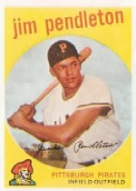 1959 Topps Baseball Cards      174     Jim Pendleton